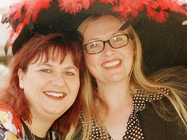 socials nq Ladies Day at Cluden Racecourse /Townsville. TANIA HOOPER and MARY-LOU THORP. 30 Jul 2000