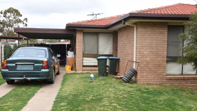 The house where Nikki Francis-Coslovich was found dead. Picture: Tony Gough