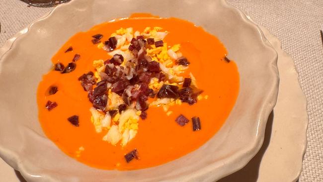 Salmorejo is an iconic Andalusian starter