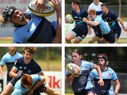 Action at the Rugby Sevens Youth Cup in Sydney. Pics: Jeremy Ng.