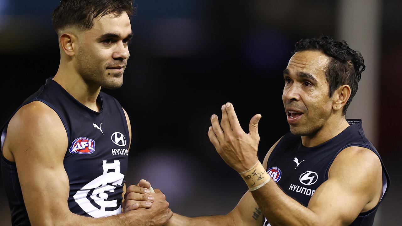 Carlton needs to find consistency to be taken seriously as a finals contender. Picture: Michael Klein