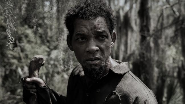 Will Smith in a scene from the Apple TV+ movie Emancipation for SMARTdaily.