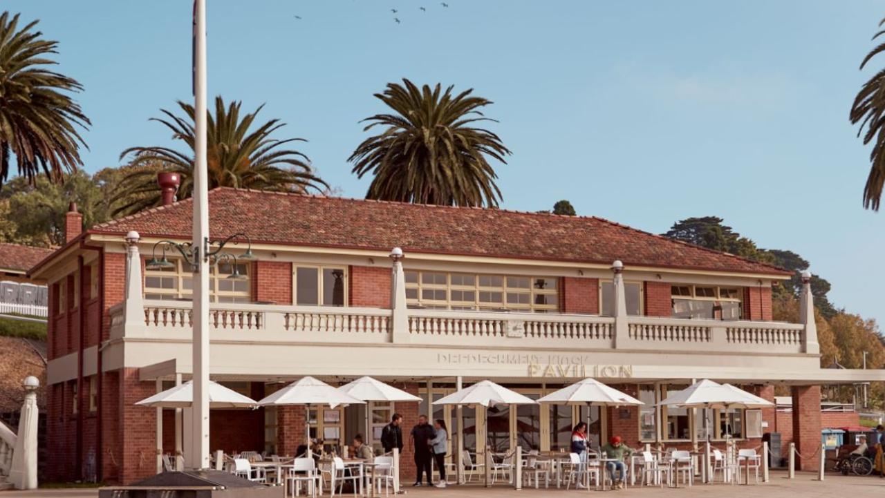 The restaurant is on the waterfront of Geelong’s Eastern Beach, southwest of Melbourne.