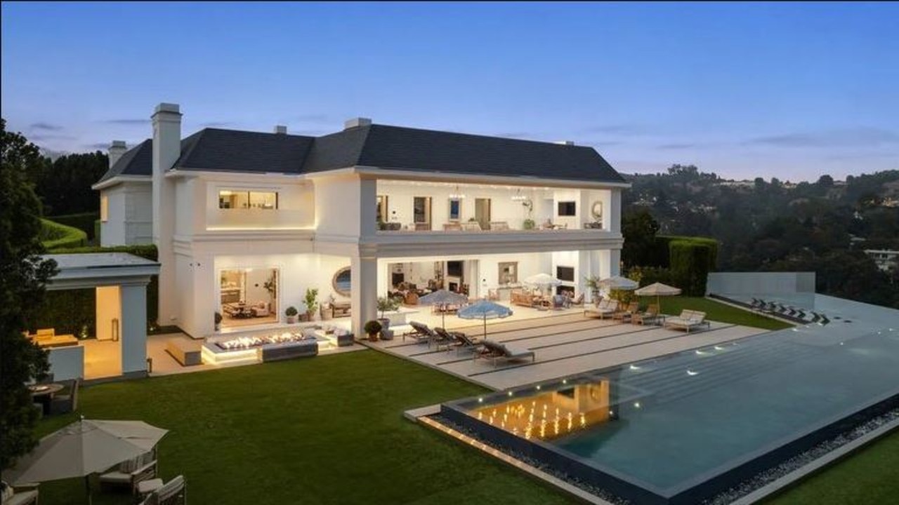 Aflleck and Lopez publicly listed their Beverly Hills mega mansion for $US68 million. Picture: Realtor