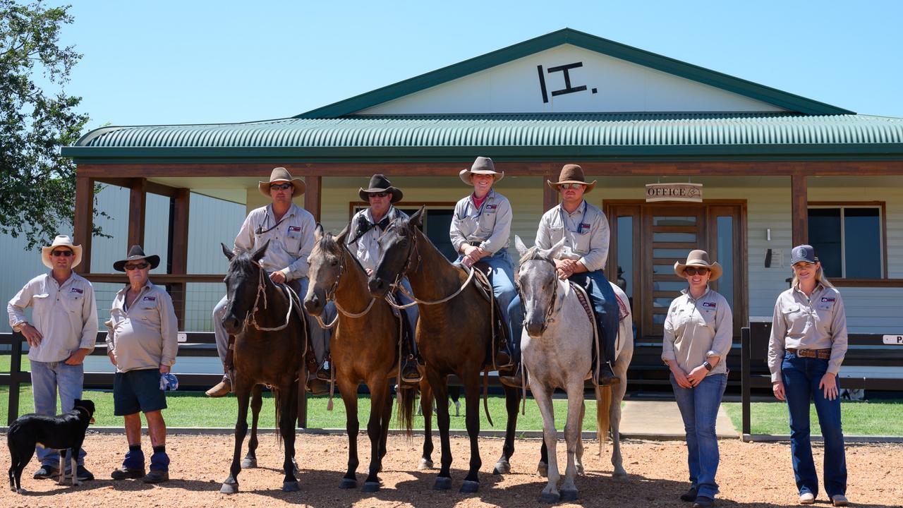 The Bar H Grazing team at Comet.