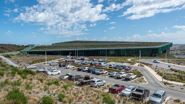 Victoria's desalination plant in Dalyston. Picture: Jake Nowakowski