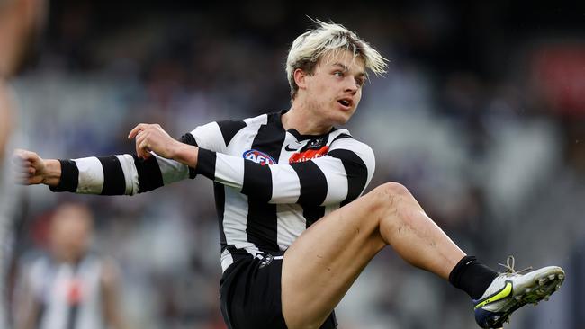 Jack Ginnivan has achieved cult status with the Magpies in a short time. Picture: AFL Photos