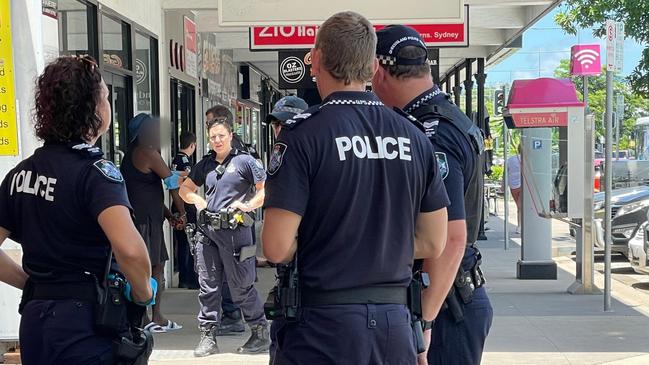 Police were called to Lake Street after a couple tried to rob a tobacco shop on Monday afternoon.