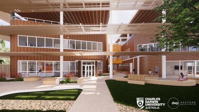 Concept image of CDU's new Centre for Better Health Futures. Picture: Charles Darwin University