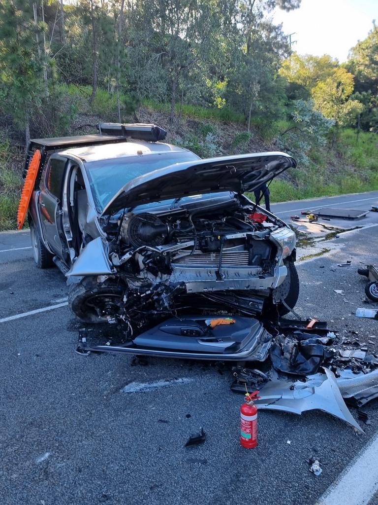 The ute that crashed into Elle’s car.