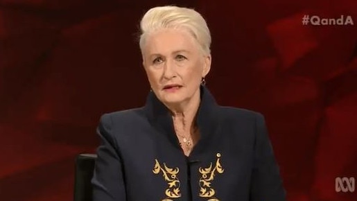 Kerryn Phelps appears on the ABC's Q&amp;A.