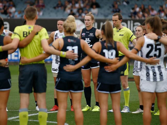 Great scenes before the AFLW season kicked off.