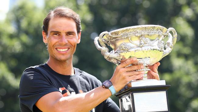 Rafael Nadal will be looking to defend his Australian Open title. Picture: Getty