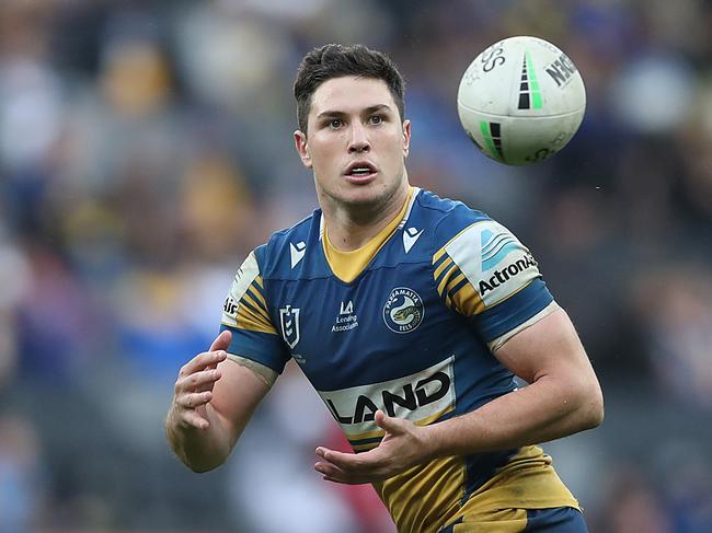 Parramatta halfback Mitchell Moses is eyeing off a future in developing property. Picture: Getty