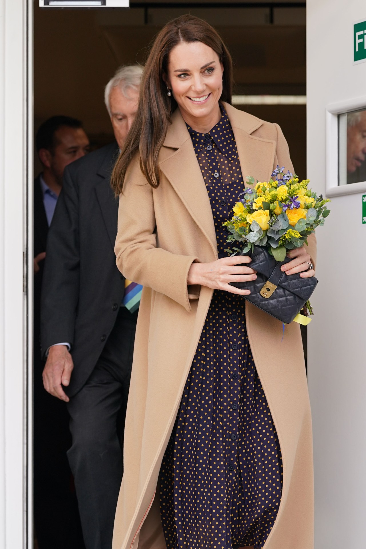 <h2><b>Kate Middleton&rsquo;s polka dot dress, November 2022<br></b></h2><p>The ongoing war between <a href="https://www.vogue.com.au/culture/features/after-two-years-of-fullscale-war-photographer-brett-lloyd-captures-the-resilience-of-ukrainian-life-today/image-gallery/877bb5b55d6828060a04766a3f5fe3a1" target="_blank" rel="noopener">Russia and the Ukraine</a> has drawn an outpouring of support from around the world. Back in 2022, when the invasion had only recently begun, the Duchess showed her support for Ukraine by opting for a polka-dot dress in Ukraine&rsquo;s national colours. Worn to attend the Reading Ukrainian Community Centre, the yellow dots on the navy material were a more subtle nod. More recently, her support has been more easy-to-spot, wearing badges and sweaters directly referencing the country.</p>