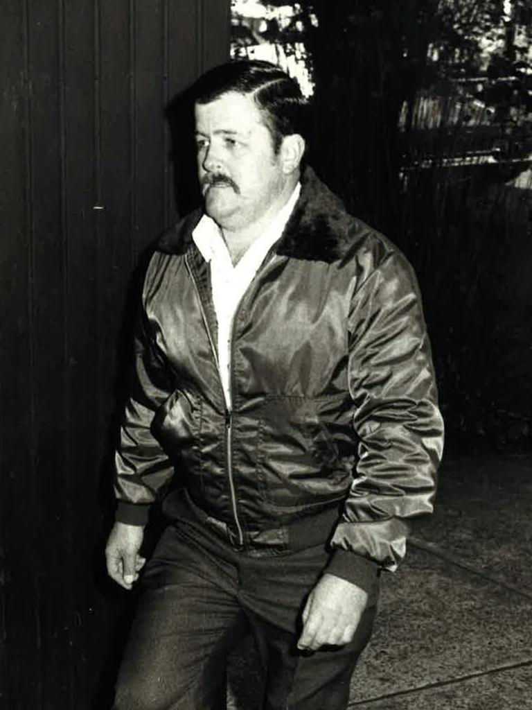 Leonard Warwick outside the Coroners Court in 1982.