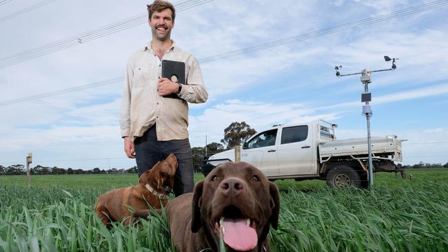 Woolbrook farm at Teesdale with farmer Lachie Morrison who has spoken about the impact 5g mobile technology will have on farming. Picture: Mark Wilson