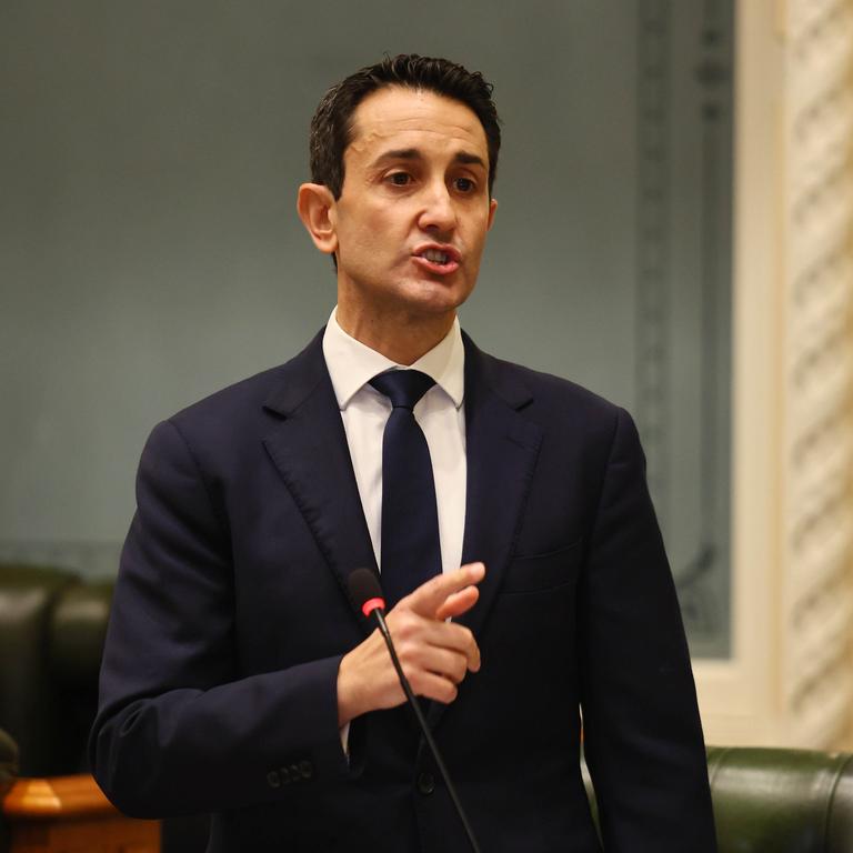 Queensland Premier David Crisafulli during Parliament.