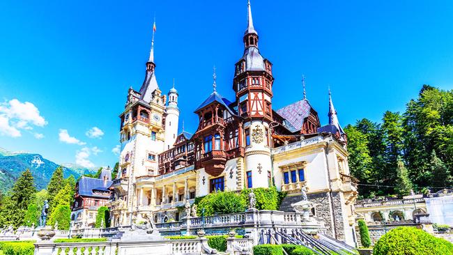 Peles Castle was once home to Romanian royalty.