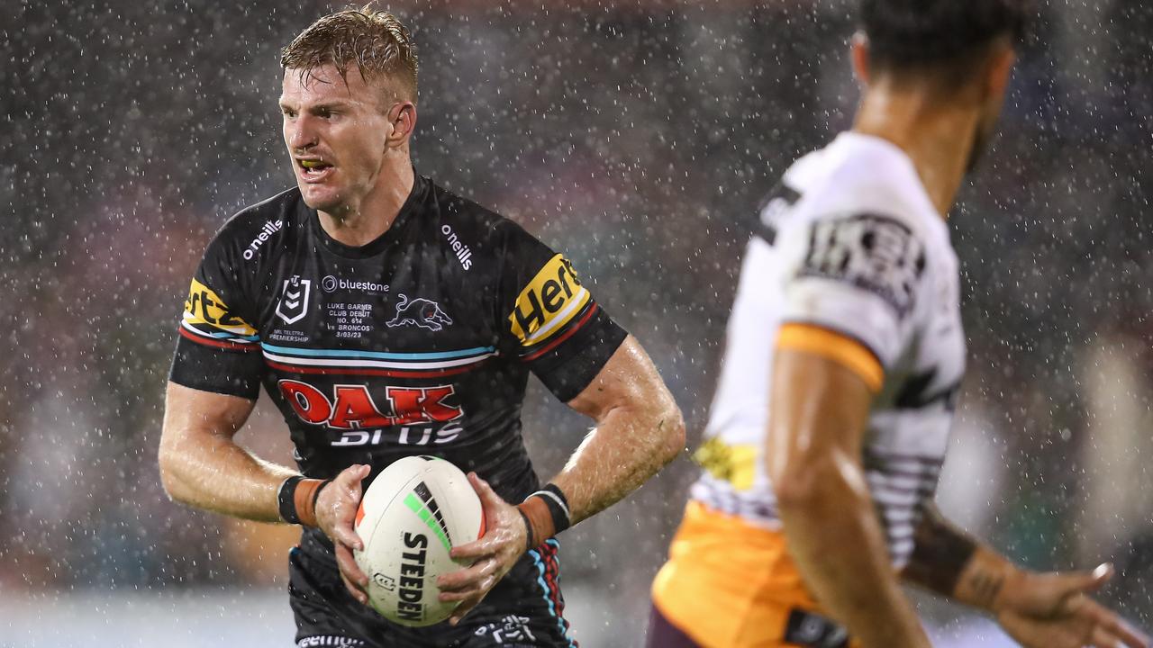 Luke Garner on club debut for Panthers. Picture: NRL Photos