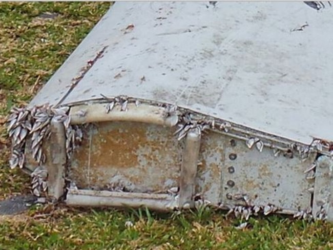 The barnacle-encrusted flaperon that washed up on La Reunion last July remains the only MH370 debris that has ever been recovered.