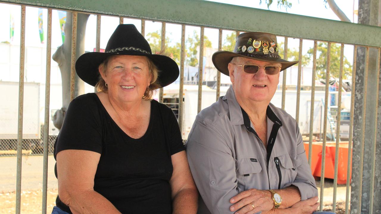 BUNDY SHOW 2021: David and Janette Barritt enjoying the show's horse events.