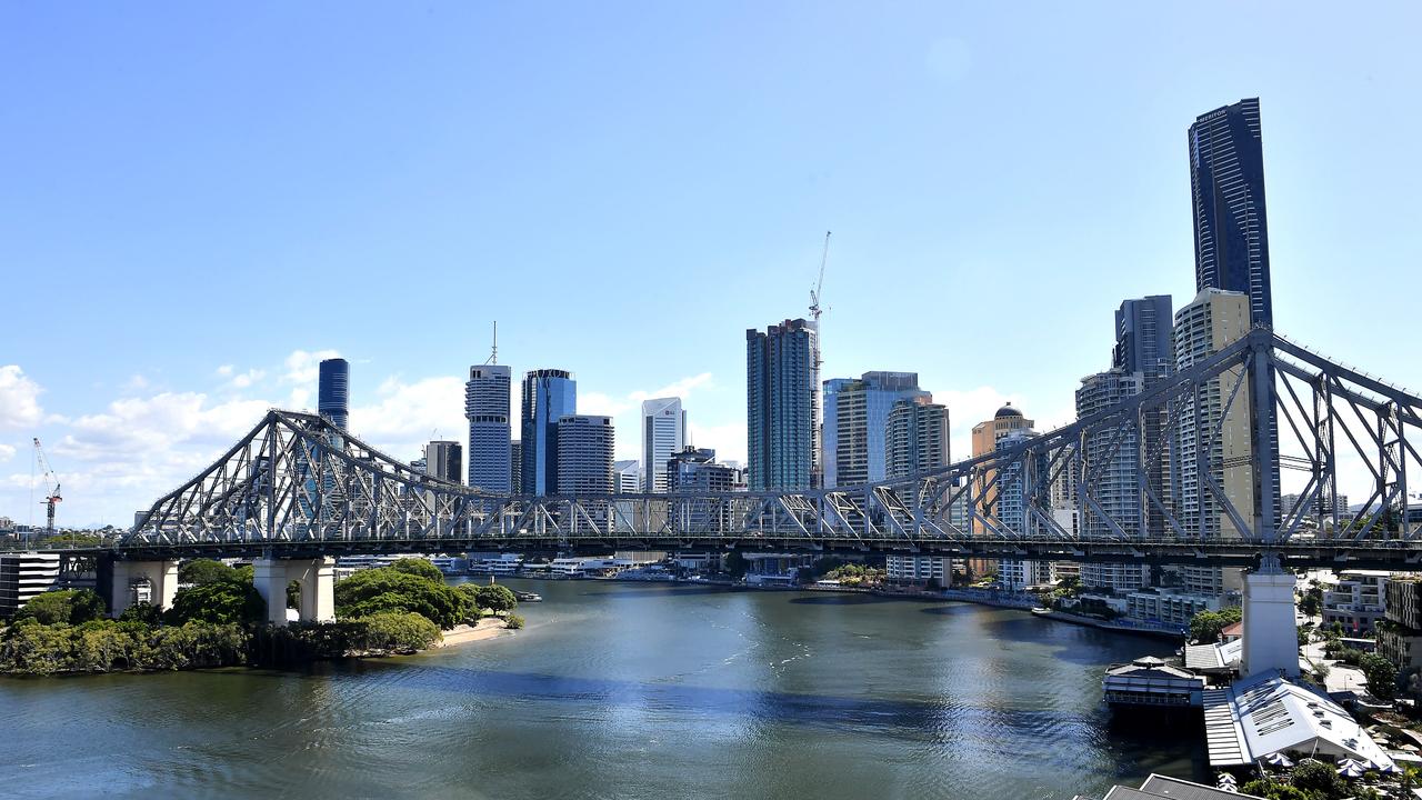 A planned protest to shut down Brisbane’s Story Bridge during peak hour has been blocked by a court. Picture: NewsWire / John Gass