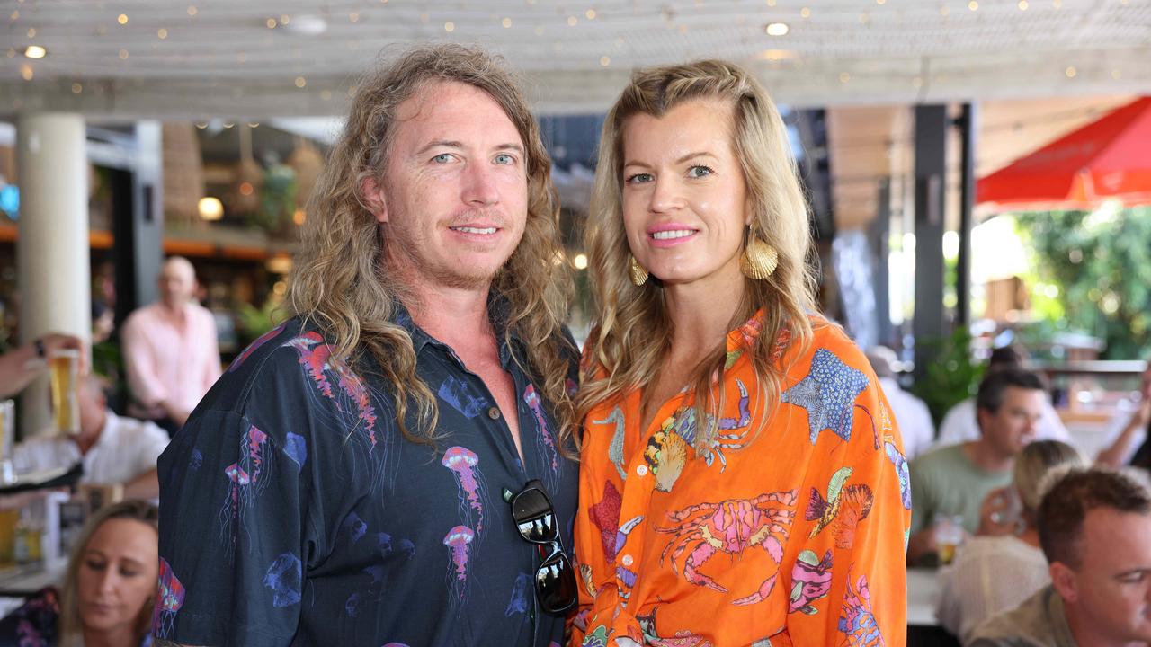 Kelly Gallagher and Lucas Gallagher at the M.O.B Academy Charity Lunch Edgewater Dinner and Lounge Capri on Via Roma for Gold Coast at Large. Picture, Portia Large.