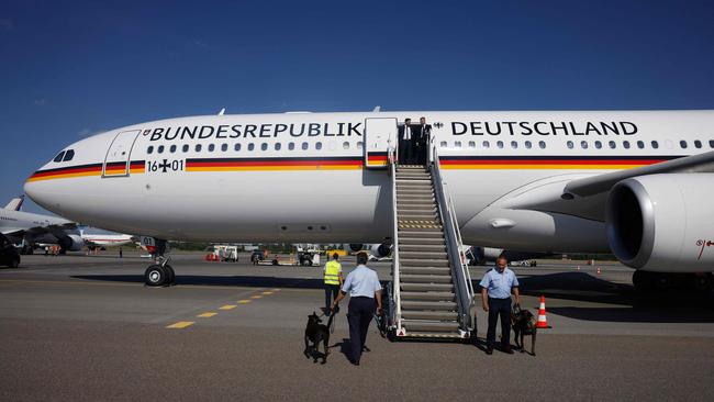 The embarrassing incident caused A340-300 into an early retirement. Picture: AFP