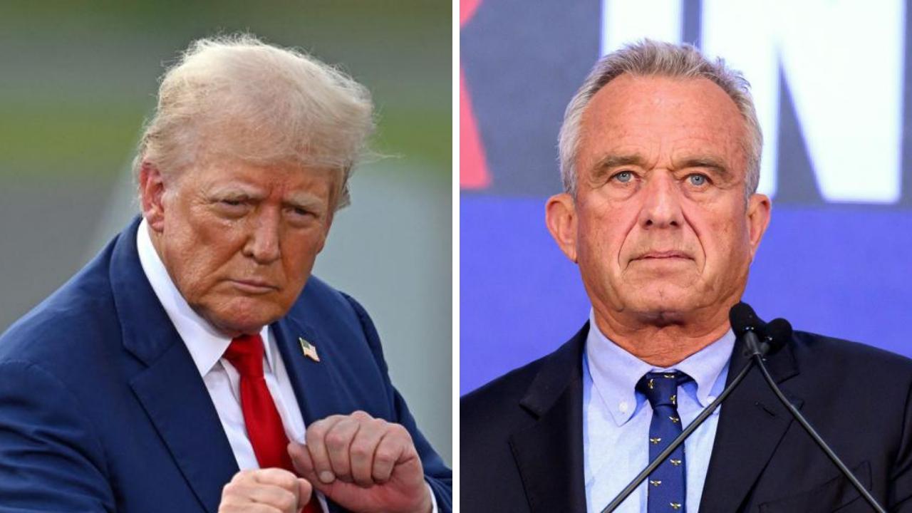 Robert F Kennedy Jr suspended his campaign after meeting Donald Trump over a potential “unity” ticket. Picture: AFP