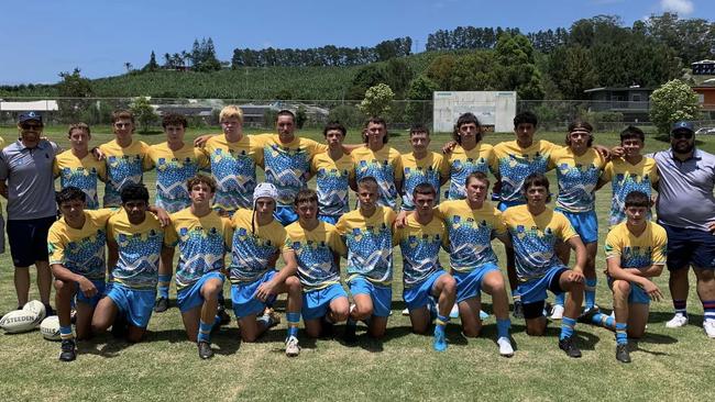 The Northern Rivers Titans’ squad for the Andrew Johns Cup. Picture: supplied