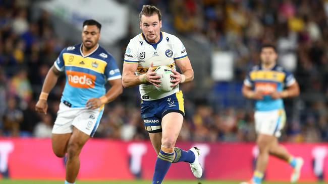 In the absence of Mitch Moses, Clint Gutherson took control of the Eels. Picture: Getty Images.