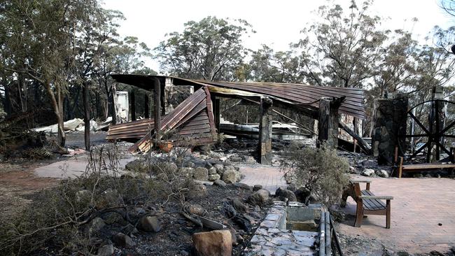 Binna Burra Lodge after the fire. “We have to start taking climate change more seriously.”