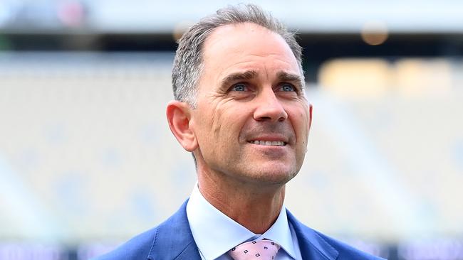 Justin Langer wasn’t happy with Johnson’s column. (Photo by Quinn Rooney - CA/Cricket Australia via Getty Images)