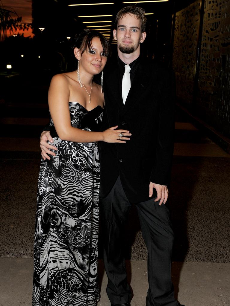 Kimberly Graham and Nathan Button at the 2009 Casuarina Senior College formal. Picture: NT NEWS