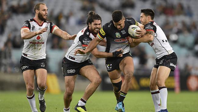 Viliame Kikau had a brilliant year in the back-row. (Photo by Brett Hemmings/Getty Images)