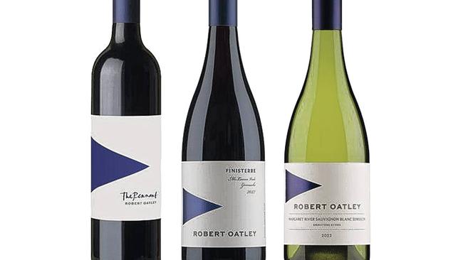 A selection of wine from Robert Oatley Vineyards.