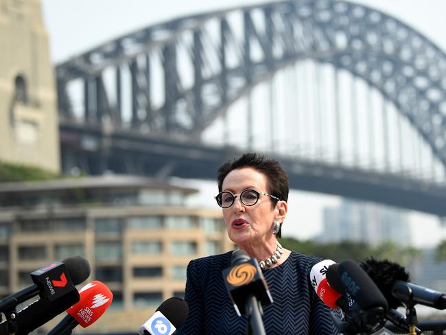 Sydney Lord Mayor Clover Moore. Picture: Joel Carrett