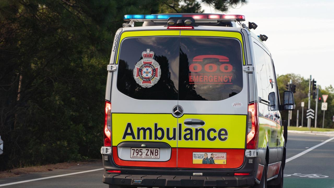 Two in hospital after two-vehicle smash