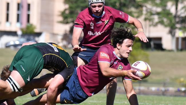 Queensland Colts 1 club rugby action between Wests and UQ Saturday June 17, 2023. Picture, John Gass