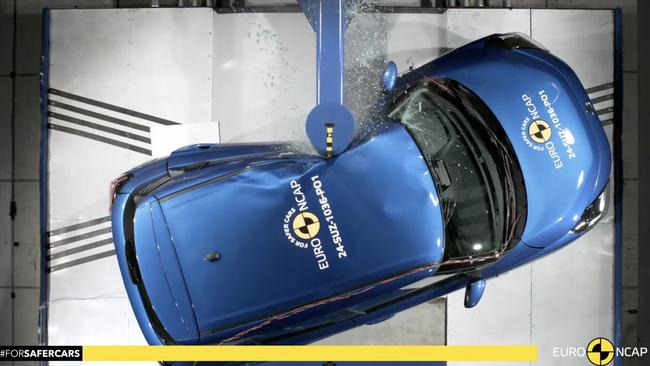 Suzuki Swift EuroNCAP crash test. Photo: Supplied