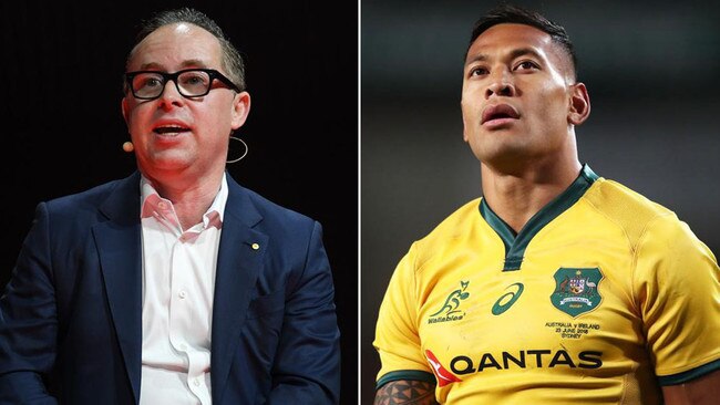 Qantas boss Alan Joyce has broken his silence over Israel Folau.