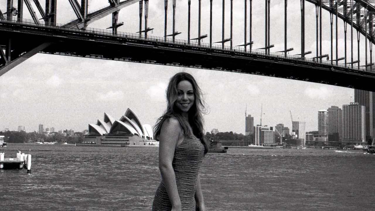 Mariah Carey launching her Butterfly album in Sydney in 1997. Picture: Tony Mott / Supplied