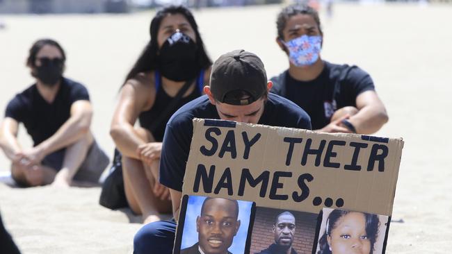 The Black Lives Matter movement is a cause particularly close to Meghan’s heart. Picture: AP Photo