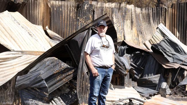Mitch Kelly lost his house in the Tara fires. Picture: Liam Kidston