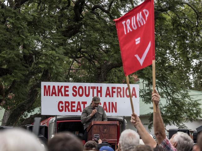 Some white Afrikaners have accepted resettlement in the United States, even though experts say they did not face 
