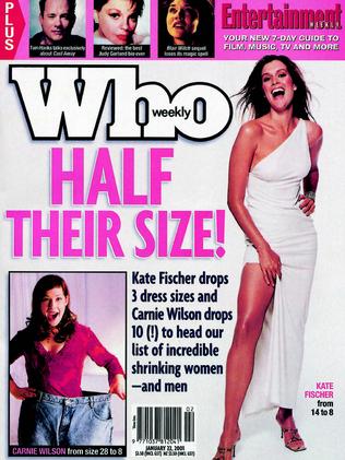 Fischer on the cover of Who in 2001.