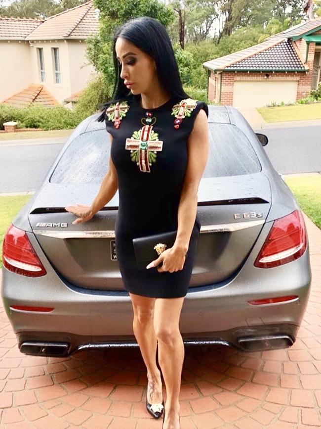 She was dubbed Mercedes Mum due to her prized possession. Picture: Instagram