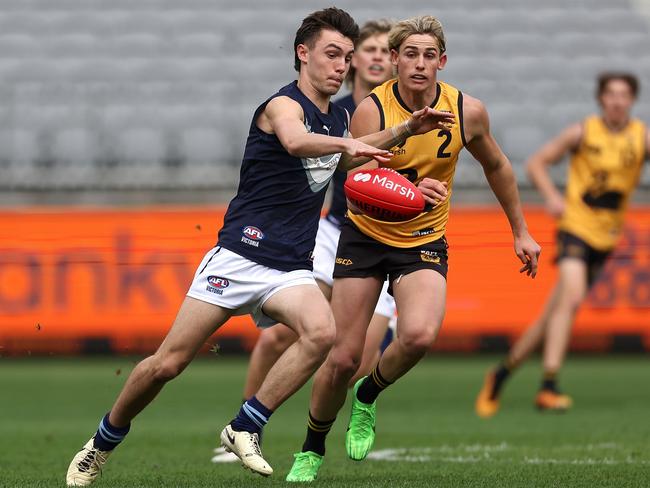 Jagga Smith looms as Richmond’s possible No.1 draft pick. Picture: Paul Kane/AFL Photos/via Getty Images