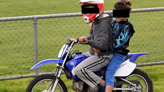 Riding unregistered 2025 dirt bike